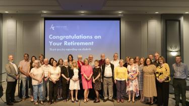 2024 Retirees Group photo of 2024 Retirees