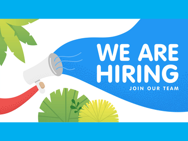 We are hiring graphic